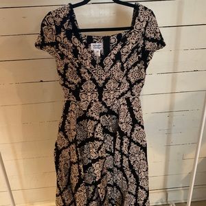 Unique Vintage 1950’s formal black dress